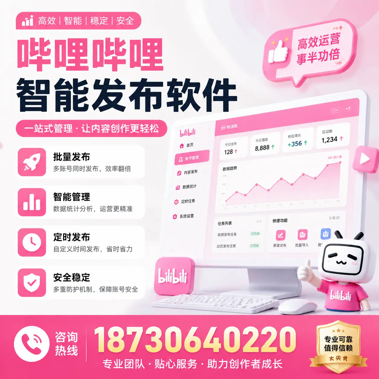 如何评估哔哩哔哩智能发布软件的ROI?运城 企业必读